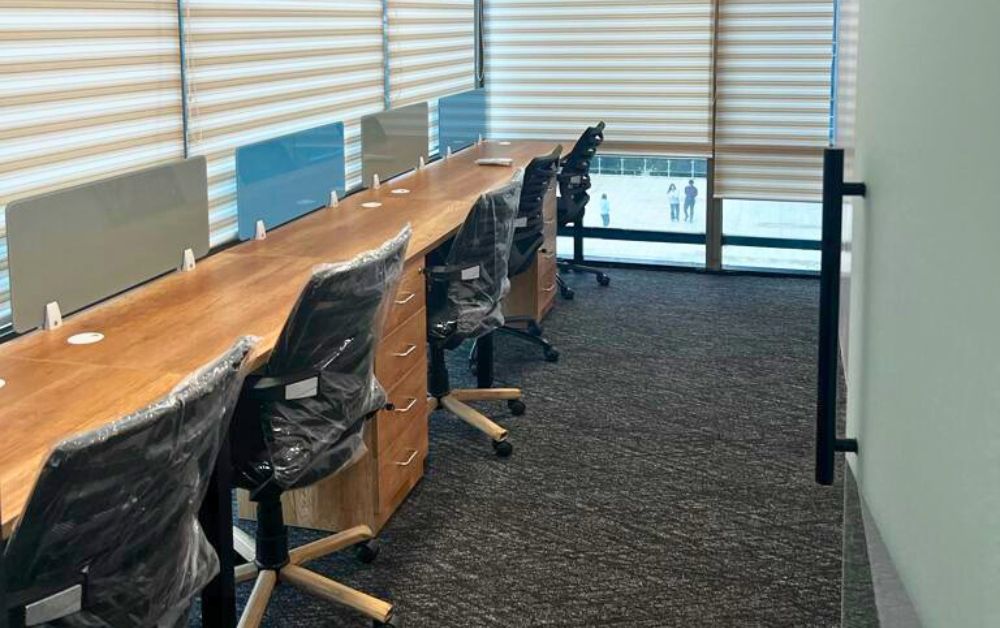  Private Office Spaces in an Executive Spaces coworking office located at Lotus Corporate Park in Goregaon East